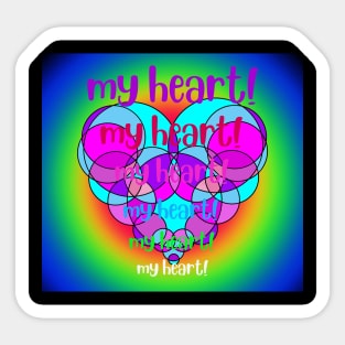 MY HEART FULL COLOR Sticker